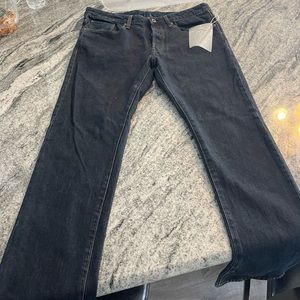 Size 34x32 raw mens jeans button fly